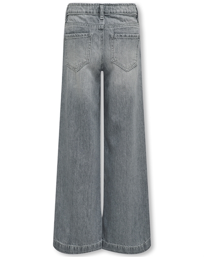 Kids Only - KOGComet Wide Leg Jeans - Medium Grey Denim
